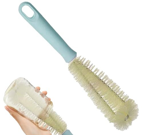Brosse de lavage de bouteilles, brosse amovible pour lavage de bouteilles d'eau | Brosse réutilisable pour gobelets, verres, flasques, tasses, conteneurs