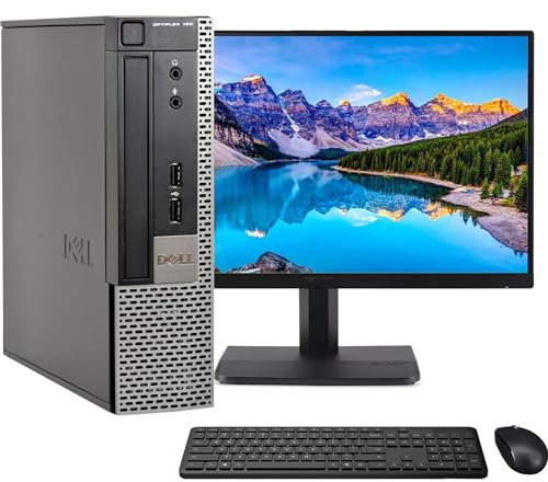 PC Bureautique Complet avec Écran 22, Intel Core i5, 8 Go RAM, SSD 240 Go, Windows 11 Pro, WiFi, Clavier et Souris, reconditionneé Amazon