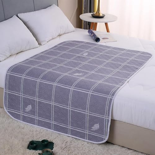 Hearda alèse imperméable 1 Pièce, Lavable Alèses Réutilisable pour Incontinenc, Protection lit Incontinence 80X120CM, 4 Couches de Protection, Convient aux Bébé, Enfant, Adulte,Animaux