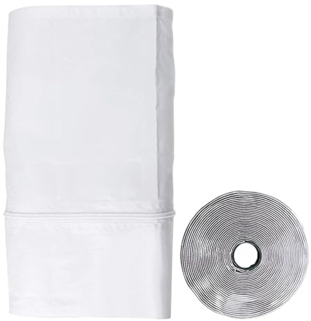 Kit Finestra per Aria Condizionata Portatile, Accessorio Chiusura Ventilazione con Cerniera Lampo, Stop Scambio Aria Isolamento Condizionatore per Appartamento Camera da Letto Soggiorno Cucina