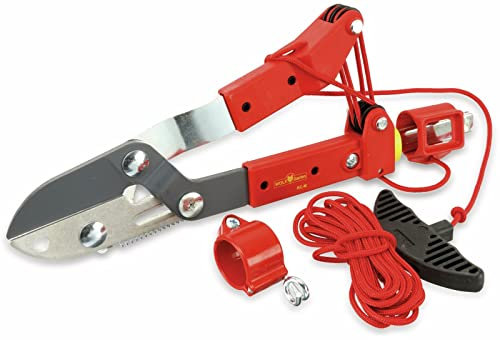 Wolf-Garten 7201000 RC-M Svettatoio a Battente, Rosso/Argento