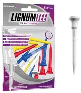 LIGNUM Golf-Tees (16er-Pack) – Mehrfarbig, 53 mm