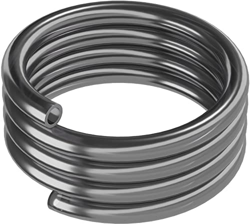 ARKA Tuyau PVC - 16/22mm, Gris - Tuyau Flexible Polyvalent et Robuste pour Les Aquariums, Les bassins et Les ateliers, Durable et Flexible