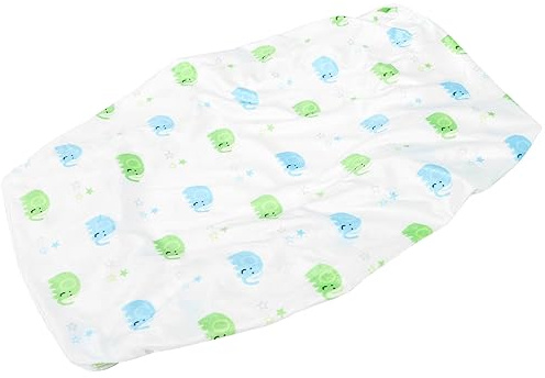UPKOCH Copriletto Per Cambio Pannolino Fodera Per Tavolo Cambio Copertura Lavabile e Rimovibile Morbido Design Doppio Colore Elefante