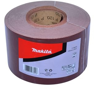 Makita Schleifpapier Rolle, 120 mm x 50 m, K120, P-38233