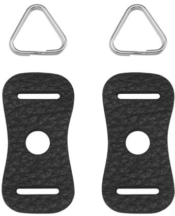 2 par kamerarem öljett delad adapter kamerarem triangulär delad ringkrok kompatibel med Sony DSLR SLR avståndsmätare spegellös kamera med rund ögla