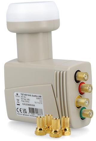 Triax Quattro LNB + 4X F-Stecker