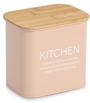 Zeller 19407 Vorratsdose m. Bambusdeckel Kitchen, 2300 ml