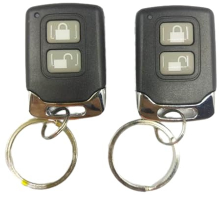 Riloer Universal Car Central Locking Kit Remote Central Locking Kit Compatible with most 12 V vehicles CSD402-T237
