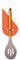 Silk Route Home Acacia Wood & Grey Silicone Slotted Spoon Kitchen Utensil