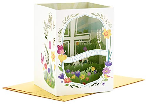 Hallmark Paper Wonder Religious Displayable Pop Up Easter Card (God's Blessings)