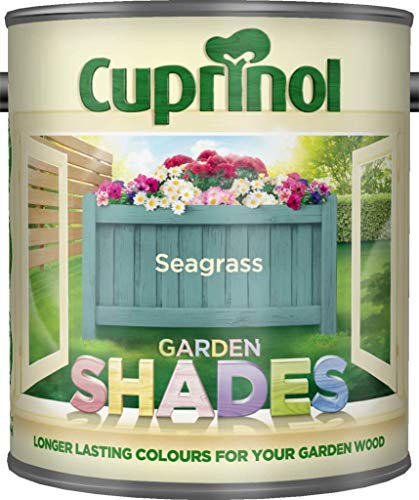 Cuprinol 2 x Garden Shades Seagrass 1L, 2L, Matt, Water Based, Long Lasting Protection, Covers up to 4 Years, For Wood