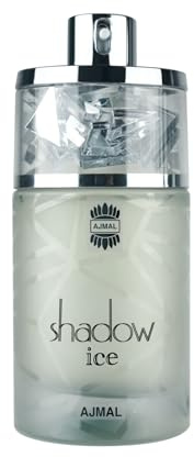 Ajmal Shadow Ice Unisex Eau De Parfum |Handpicked Luxury Long Lasting Fresh & Floral Fragrance Made in Dubai Perfume for Men & Women 75ML