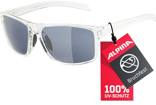 ALPINA Unisex Nacan I Sunglasses, Transparent gloss, One Size