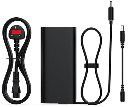 90W Charger Compatible with Dell Laptop, 19.5V 4.62A 4.5mm 7.4mm UK Plug