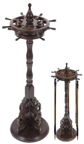 Fituenly Porta Pennelli per Calligrafia Cinese Porta Pennelli in Wenge Porta Pennelli Sumi Appendiabiti Supporto per Mensola Decorazione del Desktop