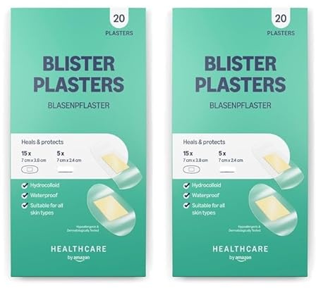 Healthcare By Amazon Blister Plasters (Pack of 40) (Previously a Amazon Basic Care Brand, Same Product)