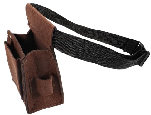 DONFAMDS Carpenter Tool Belt Pouch Small Portable Waist Bag with Pocket Wear Resistant Construction Tool Organizer for Carpenters and Builders