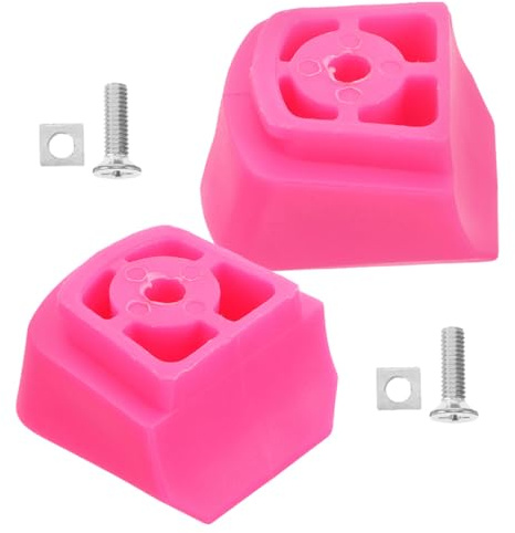 BIUDECO 2 Pezzi Blocchi Freno per Pattini Rotelle Ricambio Antiscivolo per Pattini Inline Freni Resistenti e Stabili con Meccanismo di Stop Rapido per Ragazzi e Ragazze