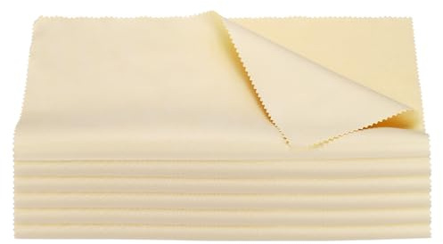QUARKZMAN 6Pcs Grand Chiffons De Polissage Et Nettoyage Doux Et Épais