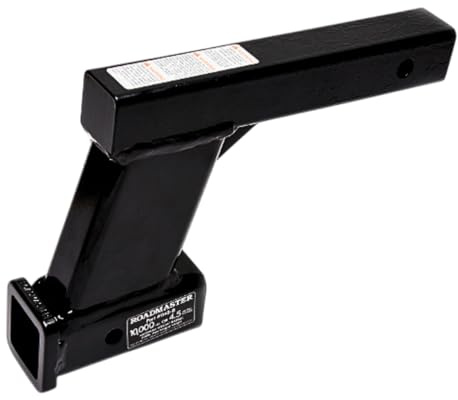 Roadmaster 048-8 Hi-Low Hitch Compatible with Most Standard 2 Receiver Hitches | 8 Drop | 10,000 lb Towing Capacity | Levels Tow Bars & Trailers for Safer, Smoother Towing | Built to Last