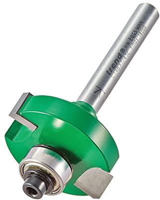Trend CraftPro Slotting Router Cutter, 1/4 Inch Shank, 12.7mm Cut Diameter, 8mm Cutting Depth, Tungsten Carbide Tipped, C146X1/4TC