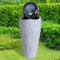 Gartenbrunnen Brunnen Zierbrunnen Zimmerbrunnen Springbrunnen Brunnen 230V Wasserfall Wasserspiel für Garten, Gartenteich (Wasser-GEFLÜSTER)