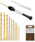 Litorange 9cm Handbohrer mit 10 HSS Kobalthaltige Spiralbohre(0.8-3.0mm) Mini Bohrmaschine Pin Vise Mini Hand Drill Bit Set für Modellbau und zum Bohren von Löchern in Holz, Harz