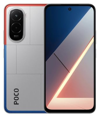 XIAOMI POCO M7, Smartphone 6+128 Go, écran FHD+ 144 Hz de 6,9 Pouces, Snapdragon 685, Double caméra AI 50 MP, 7000 mAh, Argent, Chargeur Non Inclus (Silver, 6+128G)