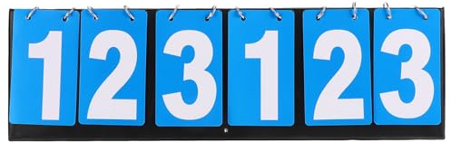 BIUDECO Tableau de Score Multifonctionnel Portable pour Tennis de Table et Sports et Facile à Utiliser Scoreur pour Arbitres Affichage Clair pour Basket-Ball Badminton et Football