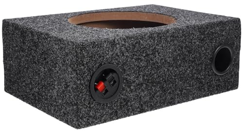 UKCOCO Caisson de Basses Recouvert de Moquette 8 Pouces pour Subwoofer de Voiture Compatible Polyvalent Système Audio Automobile Hiver Amélioration des Basses Conducteur