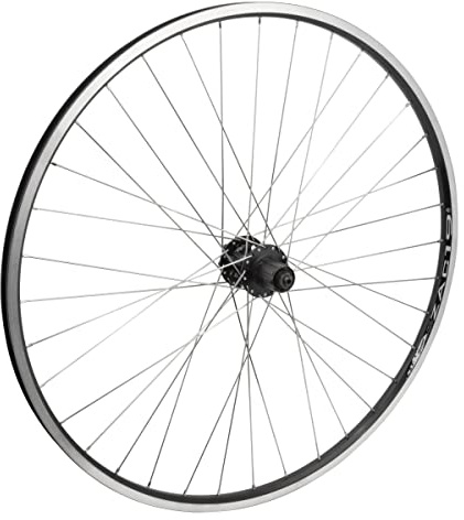 WheelMaster 700c Disc Rear Wheel - QR, 36H, 8-Speed Cassette, Black MSW