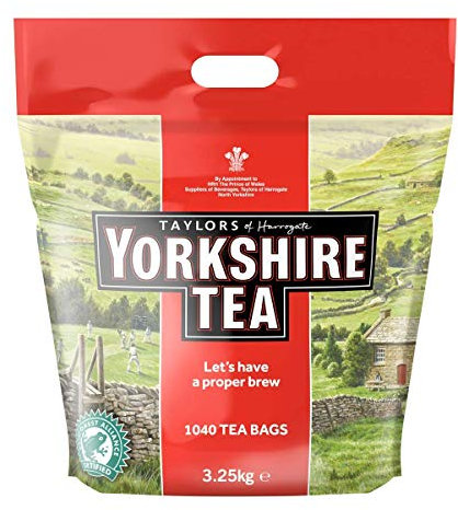 Taylors of Harrogate Yorkshire Tea 1040 Single Cup Tea Bags (2 Pack)