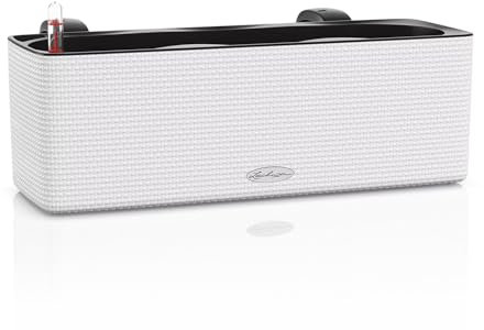 LECHUZA 13680 Cube Color Triple, Weiß