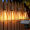 Svater Solar Lichterkette Aussen 30M, ST38 100FT Lichterkette Außen Solar 50+2 E12 1W Wasserdicht Splitterfrei Glühbirnen Garten Lichter für Terrasse Balkon 2700k Warmes Weiß