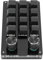 KIMISS Clavier Mécanique de Jeu, Clavier Mécanique Macro à Une Main, Clavier Programmable Multifonction à 12 Touches pour Bureau de Jeu et Laboratoire (Black)
