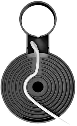 Sintron Supporto da Parete per Dot 3, Montaggio a parete per Dot (3ª generazione) & Google Mini Altoparlante Intelligente, Staffa Salvaspazio per Presa, Nessuna Vite, Gestione Cavi Integrata (Nero)