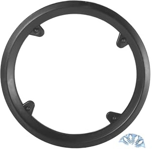 TUCKBOLD 42 Teeth 9.7-10.7cm Bicycle Crankset Chain Wheel Cover Black Hollow Automotive Parts
