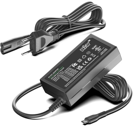 HKY 65W 40W USB C Ladekabel für JBL Go 4 Bluetooth Lautsprecher JBL Flip 7 Soundboks 4, für Anker SoundCore 2 für Musikbox Bose SoundLink Flex, für amaran Halo 60x 63W Bi-Color COB LED Videoleuchte