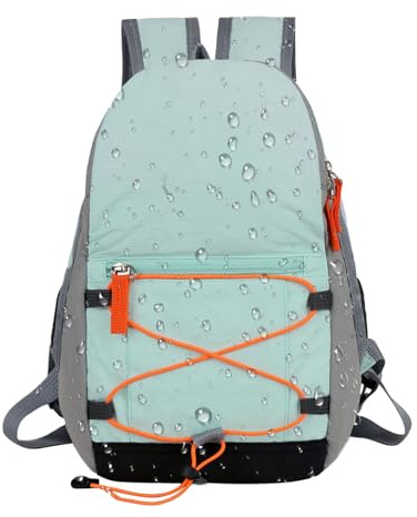 Genérico Mochila De Senderismo Impermeable | Ligero Impermeable | Mochila Senderismo Ligero Equipo Al Aire Libre,Para Las Mujeres Los Hombres La Escuela La Oficina Caza Escalada Caminar C, verde