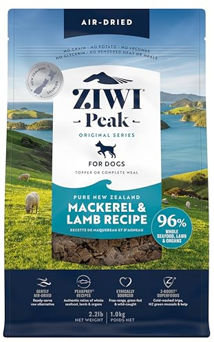 ZIWI Peak Air-Dried Dog Food – Mackerel & Lamb - All Natural, High Protein, Grain Free, Limited Ingredient w/ Superfoods (35.2oz)