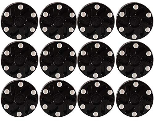 TronX Roller Hockey Puck (12-Pack) (Black)
