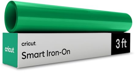 Cricut Smart HTV Heat Transfer Vinyl | 0.9 m | Grass Green | Iron-On HTV Vinyl for Fabric, Ideal for Custom T-Shirts & DIY Projects