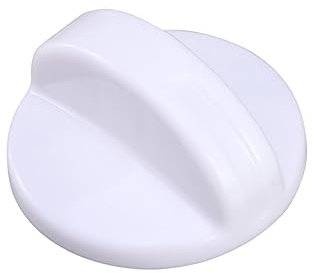 ARTIBETTER Universal Washing Machine Knob Replacement - White Plastic Timer Selector for Washer and Dryer Accessories, 45cm