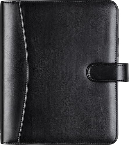 rido/idé 706504190 Zeitplansysteme/Ringbuchkalender/Timer Timing (1, A 5, 148 x 210 mm, Kunstleder-Ringbuch, mit Lasche, 6-Ring-Kipphebelmechanik, ohne Kalendarium) schwarz