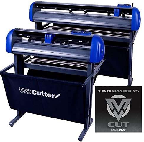 28-inch USCutter Titan 2 Vinyl Cutter/Plotter with Stand, Basket and Design and Cut Software