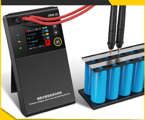 Fnirsi SWM-10 Soldador por puntos de batería portátil Mini máquina de soldadura DIY 18650 Paquete de batería Herramienta de soldadura 5000 mah Soldable 0,25 mm (Fnirsi SWM-10)