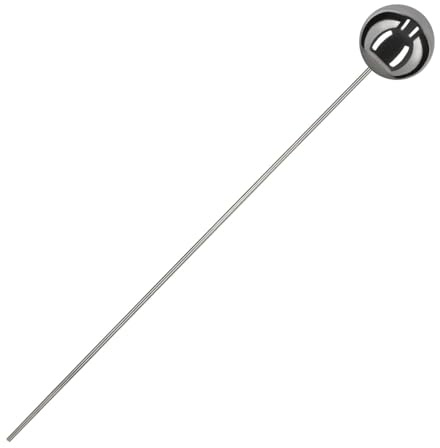 KOTARBAU® Gartenstecker Kugel mit Stab Länge 101 cm ⌀ 10 cm Gartenkugel mit Stab Gartenstecker Edelstahl für draußen Spiegeleffekt Spiegelkugel aus Edelstahl