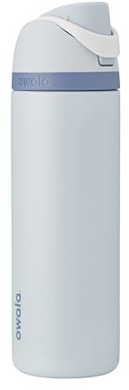 Owala Disney Princess FreeSip Insulated Stainless Steel Water Bottle with Straw for Sports and Travel, BPA-Free Sports Water Bottle, 24 oz, Cinderella