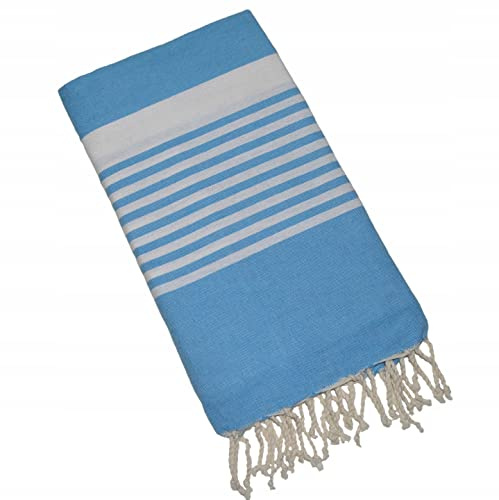Fouta Hammam Towel, Sauna Towel, Beach Towel, Cotton, Arthur Pattern, Approx. 200 x 100 cm